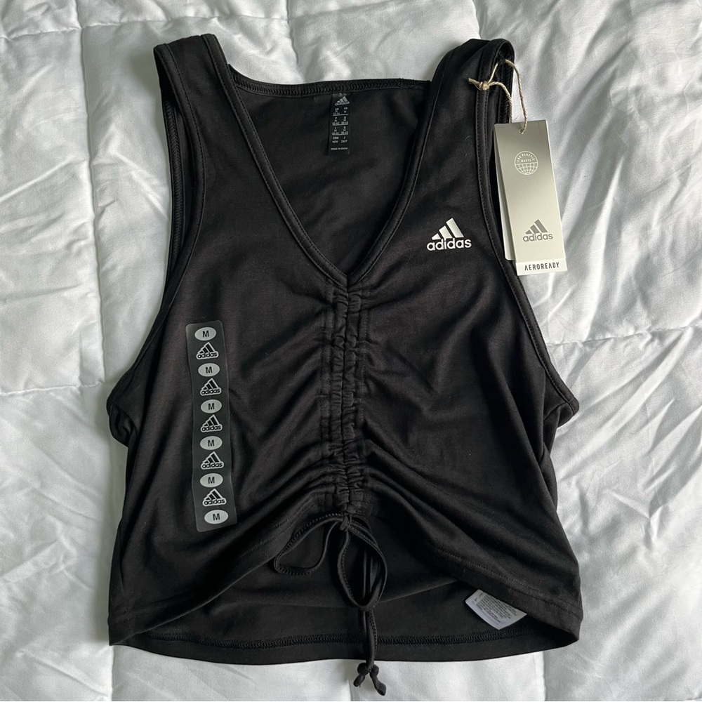 NAT ADIDAS CINCH LOGO TANK